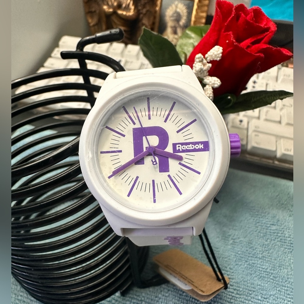 - Reebok watch | purple white